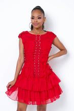 Jackie Mini Dress - Red